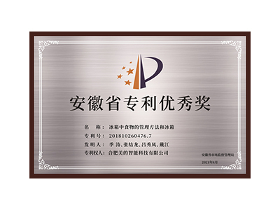 Premio a la excelencia en patentes de la provincia de Anhui